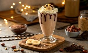 ترکیب رؤیایی نوتلا و بستنی برای یک میلک‌شیک خوشمزه و لطیف
