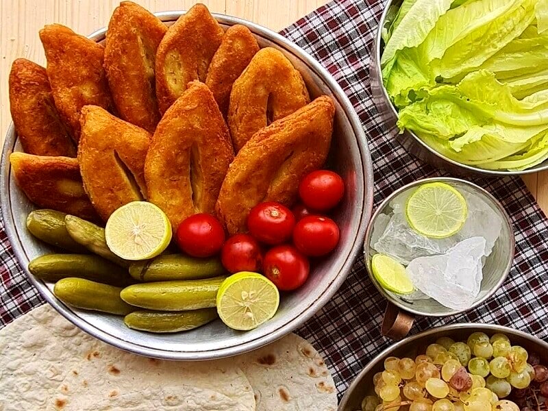 کتلت سیب زمینی شیرازی بازاری بدون گوشت + روش تهیه