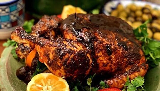 مرغ لونگی گیلانی ؛ این یک دستور خوشمزه برای شکم پر کردن مرغ است