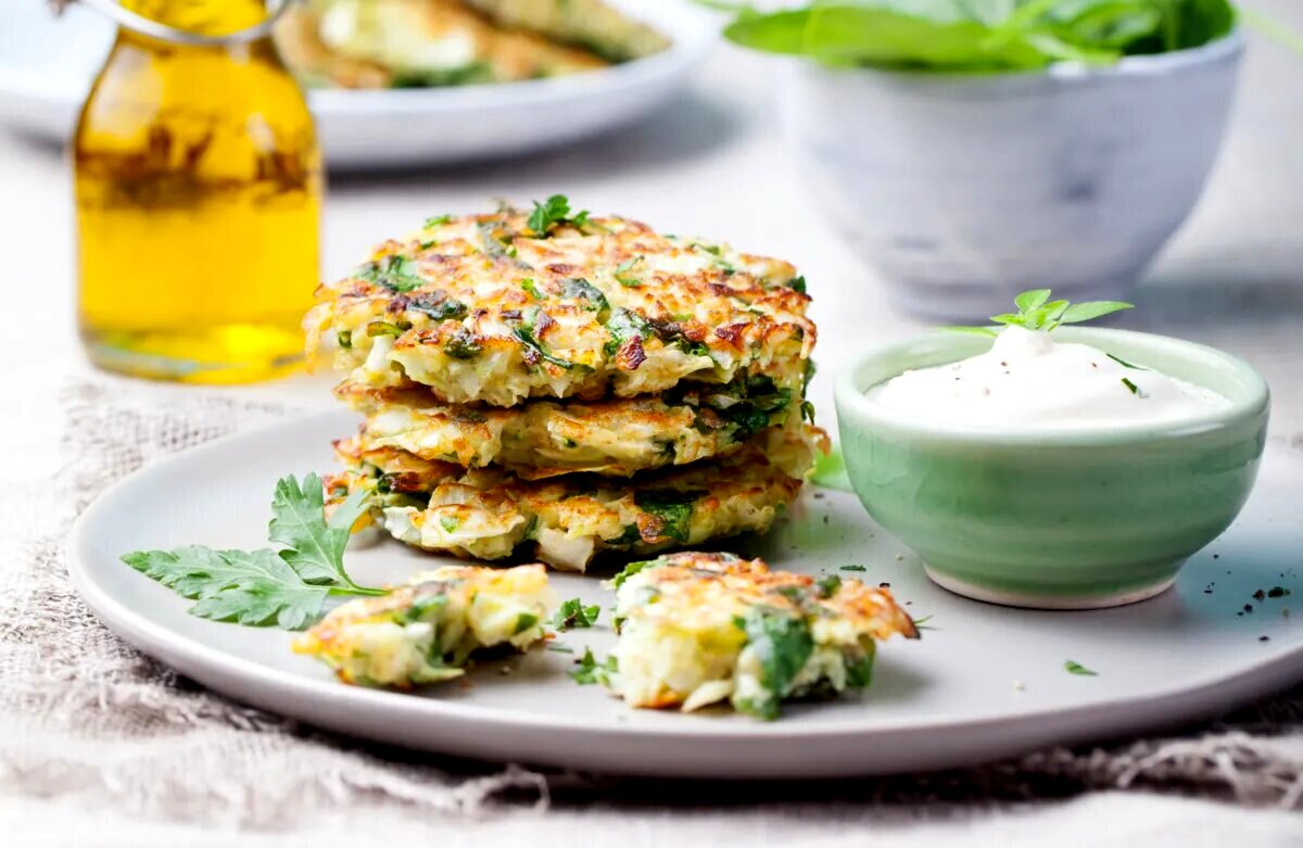 پنکیک سبزیجات؛ یک میان وعده فوری و مقوی برای کودکان