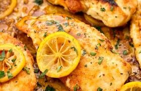 پخت آسان پیکاتای مرغ با لیمو مایر برای افطار