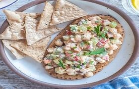 طرز تهیه سالاد نخود لیمویی با ارده